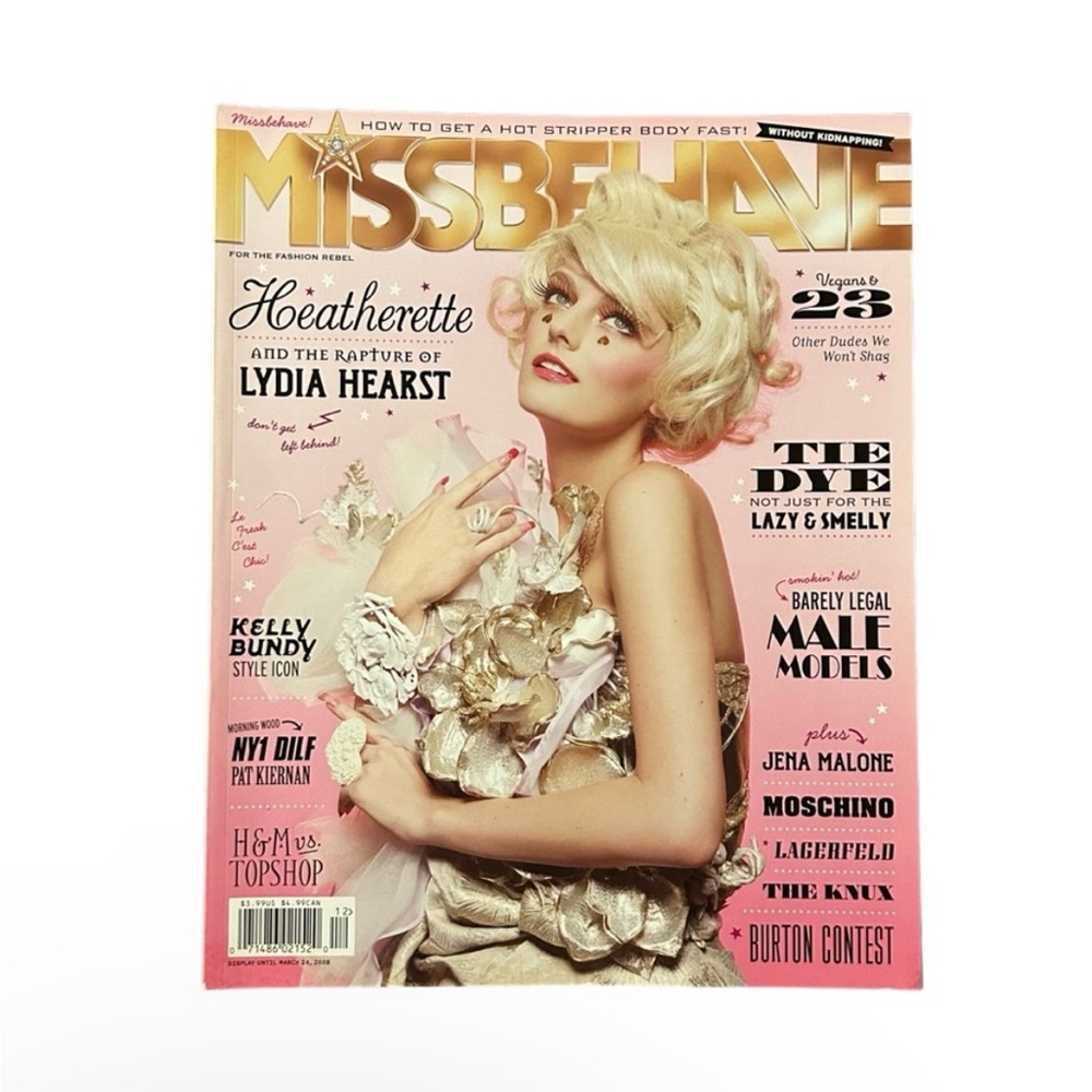 Missbehave Magazine 6 2008 Lydia Hearst Cover Indie Streetwear Rare Out-of-Print